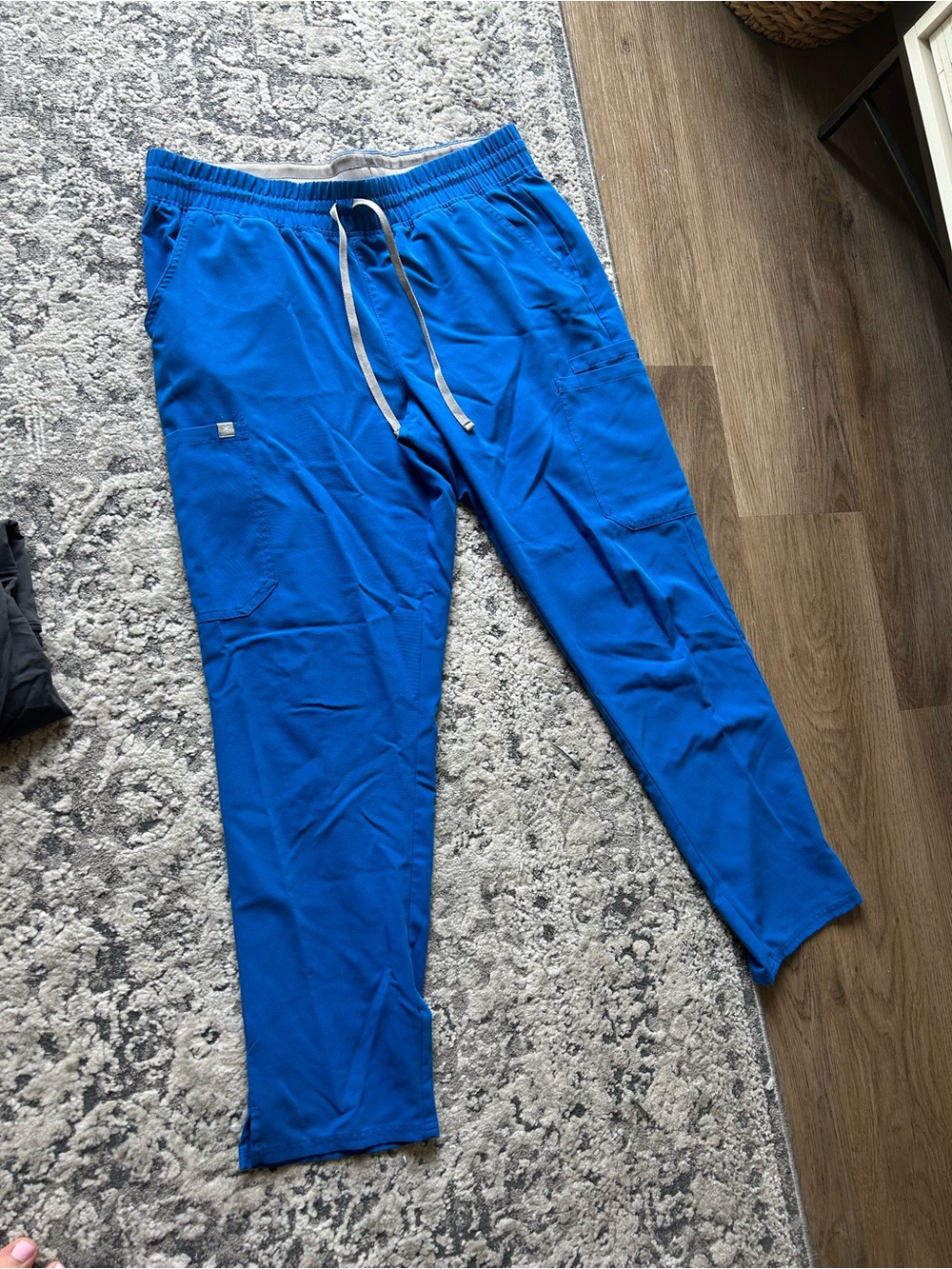 Royal blue and gray beyond scrubs pants size L - women’s
